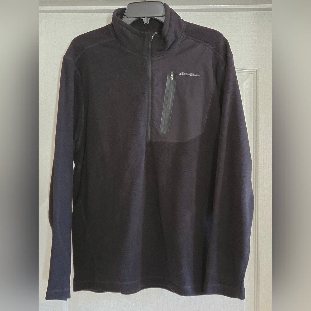 Eddie Bauer Men's Black Pullover Jacket